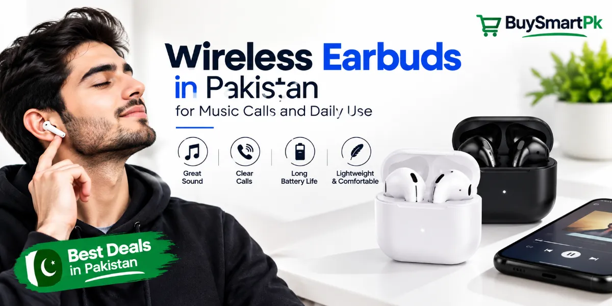 Wireless Earbuds in Pakistan for Music Calls ...
