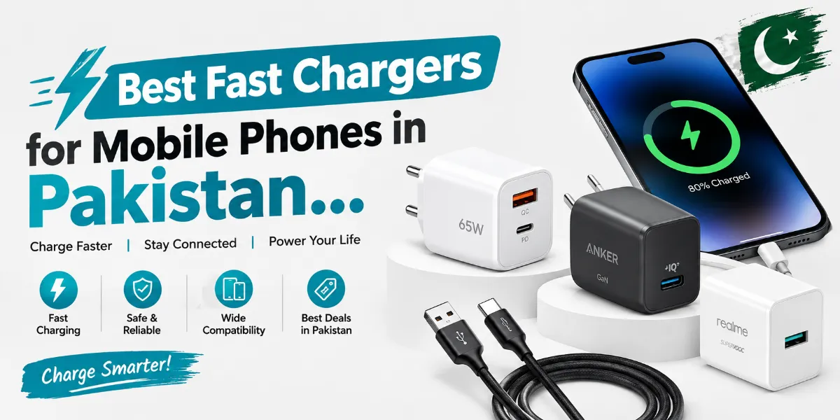 Best Fast Chargers for Mobile Phones in Pakis...