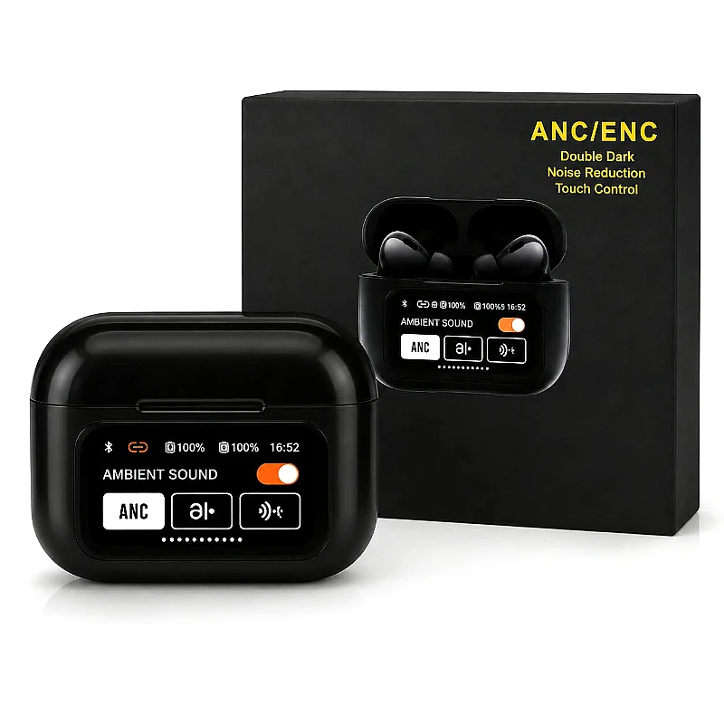 A9 Pro Touch Screen Wireless Earbuds - Product Image